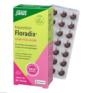 Floradix Eisen Folsäure Tabletten 84 St