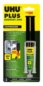 UHU 2 Komponenten Klebstoff plus endfest Doppelkammerspritze 15 g