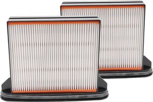vhbw 2x Staubsaugerfilter kompatibel mit AEG RSE 1400 Staubsauger - HEPA-Faltenfilter-Nassfilter Schwarz Grau Weiß