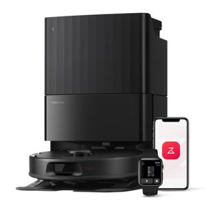 Roborock QV 35A Staubsauger Roboter 8.000 Pa, All-in-One Dock, Hebarer Mopp, Anti-Verfilzungsbürste, Reactive Tech, PreciSense LiDAR Schwarz