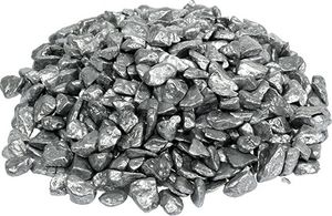 Kamienie dekoracyjne srebrne 9mm-13mm 2kg dekoracja stołu wesele
