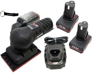 HEADNMORE® Bundle - PARKSIDE PERFORMANCE® 12V Akku Schwingschleifer PASSP 12 + HEADNMORE® Schlüsselanhänger (inkl. 2x4Ah Akku)