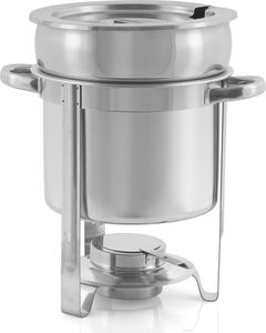 Mahlzeit Edelstahl Chafing Dish, 7 Liter, rund Mahlzeit Edelstahl Chafing Dish, 7 Liter, rund
