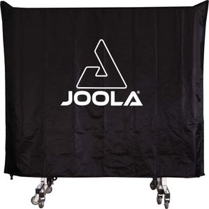 JOOLA Tischtennisplatte Abdeckung Tischabdeckung Wetterfeste Schutzhülle Outdoor und Indoor, Schwarz, 147 x 180 CM