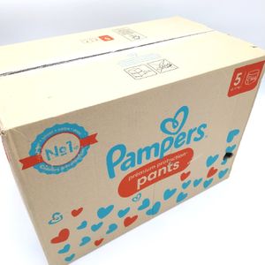 Pampers® Windeln premium protection™ Monatsbox Größe Gr.5 (12-17 kg) für Babys und Kleinkinder (4-18 Monate), 144 St.