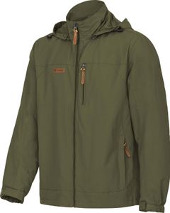 FALKENSTEJN Summer Windbreaker Anorak Windjacke leichte Jacke (6XL, Olive)