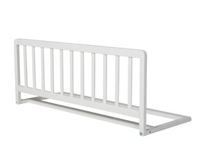 Schardt Bettschutzgitter, für alle Betten und Kinderbetten geeignet, Länge 90cm x Höhe 38cm, Buche massiv weiß lackiert
