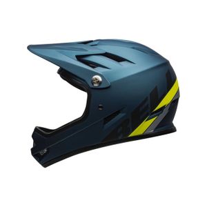 BELL Fahrradhelm - SANCTION - Blau/Gelb (58-60 cm)