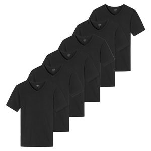 uncover by Schiesser 6er Pack Basic Unterhemd / Shirt Kurzarm T-Shirts mit perfekter Passform, Hochwertige Verarbeitung und hohe Formstabilität, Weiche Single Jersey Qualität