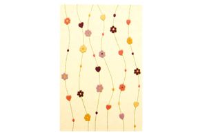 Kids Flowers beige  140x200