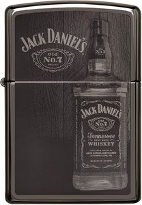 ZIPPO Feuerzeug 60005158 Jack Daniels Bottle black Ice