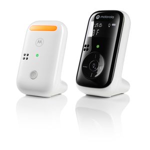 Motorola Babyphone PIP11 - 300 M Reichweite - Zwei-Wege-Kommunikation - Nachtlicht und Schlaflieder - Weiß
