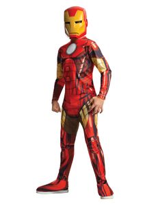 Iron Man-Kostüm für Kinder Karneval rot-gelb