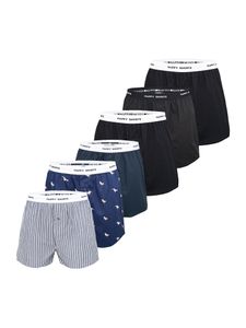 Happy Shorts unterhose unterwäsche boxershort short Mix Möwe-Solid Black M (Herren)