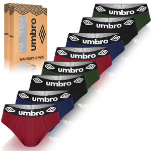 UMBRO slipy męskie 8 pack XL majtki męskie bawełna dopasowanie Oddychające, XL