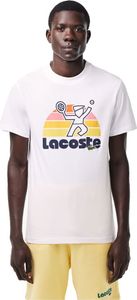 Lacoste Th8567 Kurzarm-t-shirt Weiß 7 Mann Weiß 7