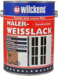Wilckens Maler Weisslack hochglänzend, 2,5 l