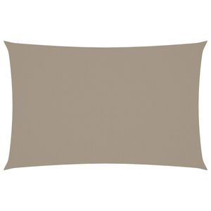 vidaXL Sonnensegel Oxford-Gewebe Rechteckig 4x7 m Taupe