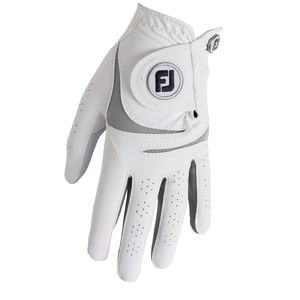 Footjoy WeatherSof Golfhandschuh Damen für die linke Hand (LH) Weiß/Grau L