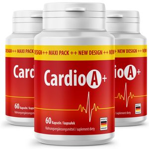 Cardio A+ kapsuly - kvalita priamo z Nemecka - pre mužov a ženy |3x 60 kapsúl