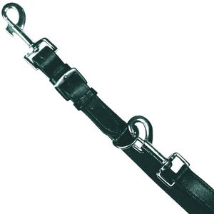 hundeleine Active 200 x 2,2 cm Leder schwarz
