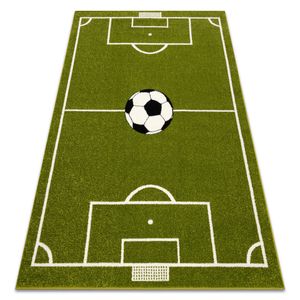 Teppich MUNDIAL Fußballplatz, Fußball - grün Grün 140x200 cm