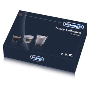 Delonghi Fancy Box 6er Set Thermo Gläser DLSC302 (1er Pack)
