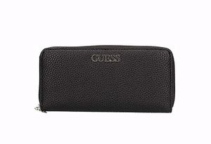 Guess Alby Slg Large Zip Around Portefeuille Schwarz SWVG7455460
