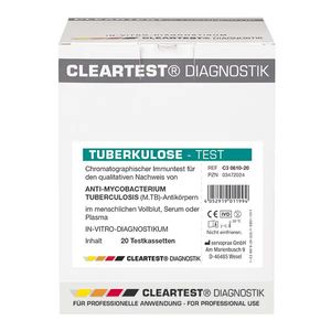 CLEARTEST Tuberkulose Schnelltest 5 Teste 5 Teste1 Pack