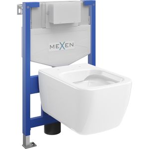 Mexen podomietkový WC systém Felix XS-F s WC misou Margo, biela- 6803342XX00