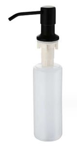 ADGO® Seifenspender schwarz 300ml für Waschbecken Pumpe