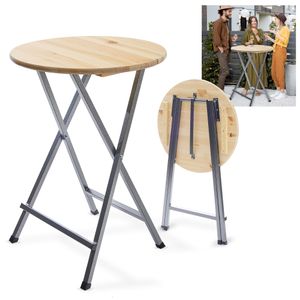 ONBEST Stehtisch | klappbar | ⌀ 78 cm | mit Holzplatte | 3 cm Holzplatte | 110 cm Höhe | Europe ONBEST Stehtisch | klappbar | ⌀ 78 cm | mit Holzplatte | 3 cm Holzplatte | 110 cm Höhe | Europe