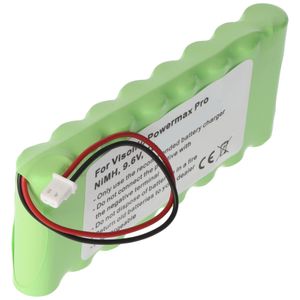 Akumulator odpowiedni dla Visonic Powermax. Akumulator Pro 0-9912-G, 103-300672, GP180AAH8BMX NiMH, 9,6V