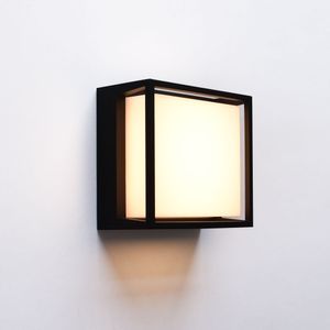 LED Außenleuchte Aussenwandleuchte Lampe Eckig Anthrazit IP54 warmweiß Außenlampe Lampe Beleuchtung Außen Leuchte 1344A