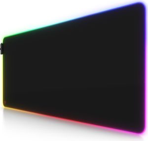 Titanwolf RGB Gaming Mauspad XL 900 x 400 mm Mousepad - verbessert Präzision & Geschwindigkeit