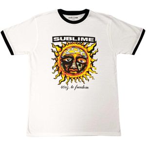 Sublime - Tričko "40Oz To Freedom" pro muže/dámy Unisex RO5797 (M) (White)