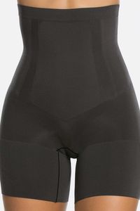 SPANX | OnCore High-Waisted Mid-Thigh Short - Schwarz / XS | Shapewear & Mieder