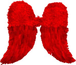 Engels Feder Flügel rot - Faschings Kostümflügel Engels Feder Flügel rot - Faschings Kostümflügel