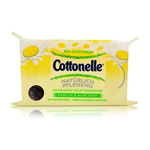 Cottonelle - Feuchte Toilettentücher für unterwegs - 12St