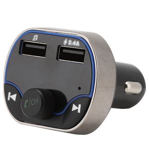 Bluetooth FM Transmitter Auto, Adapter für Auto Radio, Freisprecheinrichtung, 2 USB Ports, Unterstützt SD-Karte USB-Sticks