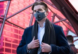 Broyx Anti-Smog-Maske Delta Hex silber L