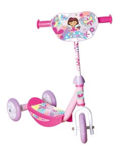 3-wiel kinderstep Dora Junior Freilauf Rosa
