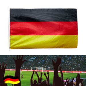 Deutschlandfahne mit Ösen 90x150cm Flagge Fahne Schwarz/Rot/Gold Fanartikel Fussball