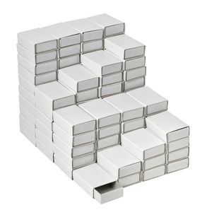 VBS XXL 100er-Pack Streichholzschachteln blanko weiß 5x3,5x1,5cm
