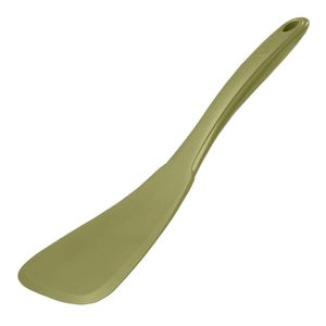 Kochblume Designwender Pfannenwender Silikonwender mit Edelstahlkern 30cm olive