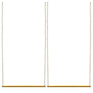 90cm Kleiderstangen Gold Kettenständer Hängeregal Höhenverstellbar  Kleidungsstück    Kleidung Hängend   Kettengestell