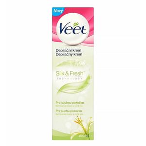 Veet Silk & Fresh Minima Enthaarungscreme für trockene Haut, 100 ml