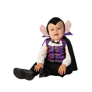 Bristol Novelty - Kostým Halloween - Toddler BN4416 (98) (Fialová/čierna/biela)