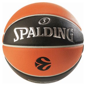 Spalding TF1000 Euroleague Legacy Basketball Erwachsene schwarz / orange 7
