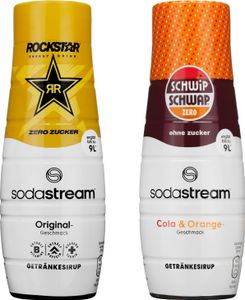 Syrop SodaStream Rockstar Original Zero 440ML + Schwip Schwap Bez Cukru 440 ml Syrop SodaStream Rockstar Original Zero 440ML + Schwip Schwap Bez Cukru 440 ml